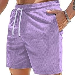 Men's Premium Polycotton Casual Ribbed Shorts || Elastic & Drawstring Waist with 2 Pocket || Relaxed Fit Lightweight Burmuda Perfect for Workout, Beach & Summer-image-92