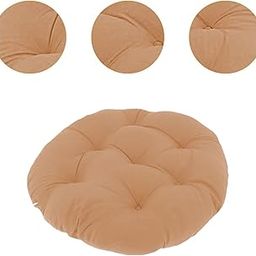 UJEAVETTE Hanging Egg Chair Cushion Decor Rocking Chair Cushion for Sofa Patio Balcony Khaki-image-11
