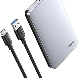 UGREEN Hard Drive Enclosure for 2.5" SATA SSD HDD, Aluminum USB C to SATA Adapter USB 3.1 Gen 2 Support UASP SATA III Compatible with WD, Seagate, Toshiba, Samsung, Hitachi, PS4, Xbox, PC, Tool Free-image-30