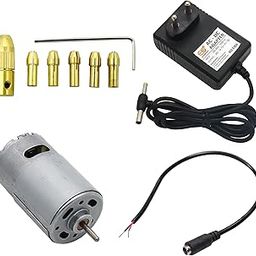 Electronic Spices 12V 555 Dc Motor High Speed With Drill Chuck Kit With 12V 2 Ampere Adapter and DC Female Jack For Diy Projects-picture-27