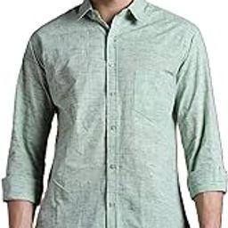 40s Single Thread Khadi Shirt | 100% Handspun & Handwoven Pure Cotton | Lightweight, Breathable, Traditional Craft Meets Modern Style-image-22