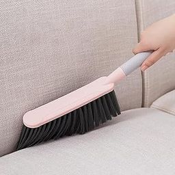 Spatlus Soft Cleaning Brush Hand Broom for Car/Bed/Couch/Draft/Garden/Furniture/Clothes Bedspread Carpet Cleaning Brush, Hotel Family Trip Easy Use for Showers, Bathtubs,Kitchens,Pink (Pack of 1)-image-47