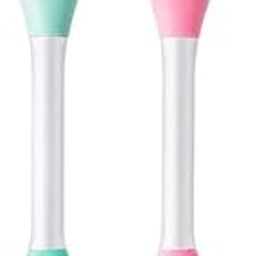 Look Out 3 in 1 Silicone Double Sided Facial Cleansing Brush, Face Mud Mask Applicator Spatula, Makeup Removal Skincare Cosmetic Tool 2 pcs-image-64