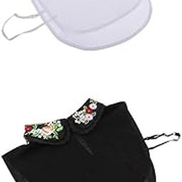CALANDIS™ 2Pcs Women's Embroidery Fake False Collar Detachable Half Shirt Dicky Collar | Scarves & Wraps | Womens Accessories-image-76