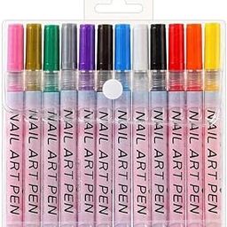 Feelhigh 12-Piece 3D Nail Art Pen Set: Unleash Your Nail Art Creativity with Precision Nail Graffiti Drawing Pens-DIY Nail Art Beauty Adorn Manicure Tools-image-79