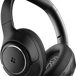 Spigen Audio Newly Launched SA-HP P10 Wireless Over Ear Headphones with 60H Playtime, Upto 43dB Multi-Mode Adaptive ANC Pro, EQ Customizing App, 5-MIC, Gaming Mode, 40mm Driver - Black-30