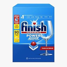 Finish Dishwasher Tablets All In 1 Powerball Lemon 90 Tablets-0