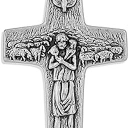 Christ The Good Shepherd Pope Francis Papal Cross-image-65
