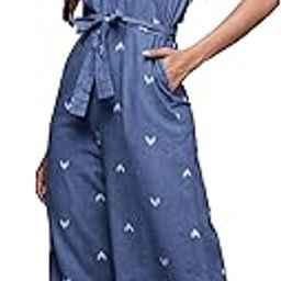 Blue Yarn Dyed Jumpsuit-image-65