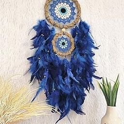 Sacred Gaze (Double Layer Evil Eye Dreamcatcher)-image-23