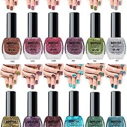 BANETION Nail Polish/Nail Paint Combo Set of 6, Multicolor Nail Paint of 6 ml each (Multicolor-16)-image-24