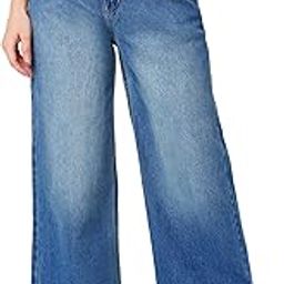 globus Women Mid Rise Casual Flared Jeans with Belt Loops-picture-31
