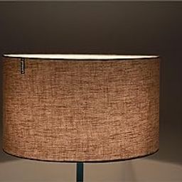 Cylindrical Natural Linen Traditional Lamp Shade for Table Lamps, Floor Lamps, Lampshade Suitable for Bedroom, Living Room, Home Decor and Decoration, 16" x 16" x 12" (Beige)-image-19