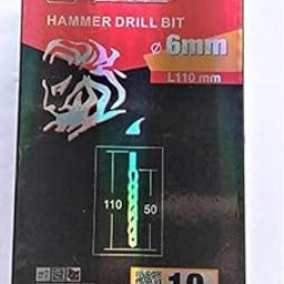 Xtra Power 6x110 mm Hammer dril bit Rotary Bit Set (10 Bits)-13