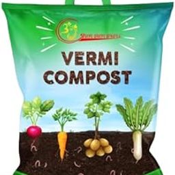 Bum Bum Bhole Premium Organic Vermicompost Fertilizer Manure for Plants & Home Gardening 5Kg | Soil Mix for Pot Plants | Compost Garden Soil | Natural Booster for Flowering Plants 5Kg-image-80