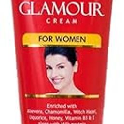 Sunny Herbals Glamour Cream To Moisturize & Lightens Skin Tone | Protects From Darkening Effect of Sun | Restores Damaged Skin Cells | Enriched With Aloe Vera, Chamomilla, Vitamin B3 & E | For Women, 100 gm-45