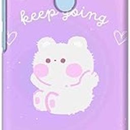NDCOM for Redmi 6 Pro Back Cover Pink Purple Gradient Aesthetic Motivational Printed Hard Case-30