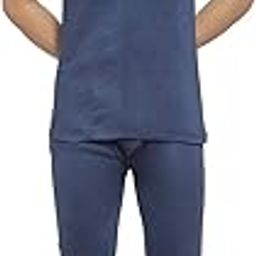 Men's Sleeveless Thermal Set (V Neck Vest and Trouser)-picture-18