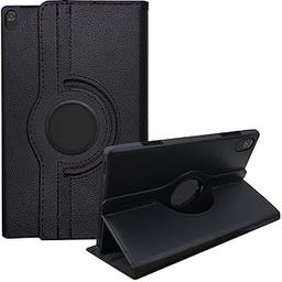 M Cart Leather Folio Flip Case with Viewing Stand Protective Cover for Lenovo Tab M10 HD 10.1 Inch [Model: TB-X505X / TB-X505F / TB-X505L / TB-X605L / TB-X605F] (Black)-picture-22