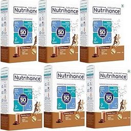 JUBILANT Nutrihance Complete Nutritional Drink Balanced With 50 Vital Nutrients | Nutrition Drink (200 X6) G Chocolate Flavored)-image-11