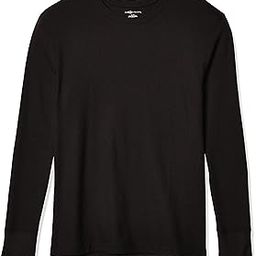 Men's Recycled Waffle Thermal Underwear Crew Top (1 and 2 Packs), Black, Medium-image-53