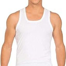 Men's Cotton Slim Fit Vest 85 CM White-image-82
