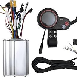 F FABOBJECTS® Electric Scooter Aluminum Alloy Motor Brushless Controller with Waterproof LCD Display Control Panel 48V 20A-14