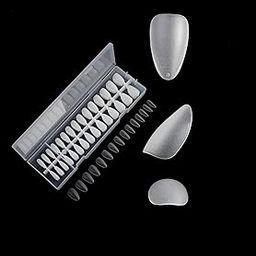 Bolt Bee Soft Gel Nail Tips, 15 Sizes 300pcs, Pre-Buff Matte Finish, Full Cover or Half Cover, Soak Off Available, Ballerina Shape, 15 Sizes Well Fit Your Nails-43