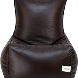 Sattva Chair Style Bean Bag XXXL Bean Bag Cover (Without Beans) - Brown-picture-18