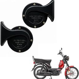Premium Dual Wind Tone Horn for XL 100 Comfort & Other Bikes & Cars | Loud Sound | 12V Electric Horn Set-image-78