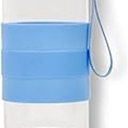 Alkaline Water Filter Bottle | Borosilicate Glass | Alkaline Water Generator | Blue | 500 ml-image-19