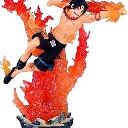 Realmkart Ace Action Figure Fire Fist Ace Action Figure 16CM Luffy's Brother Ace D Portgas Onepiece Action Figurine Anime Action Figures Replica Toy Perfect for Anime Gifts, Office Table, Study Table-image-2