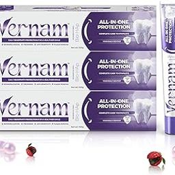 Vernam All-In-One Protection Toothpaste | Sensitivity Relief | Bio-HAp Protection | Strengthens Enamel & Prevents Cavities | Fluoride-Free, Gentle Whitening, Fresh Breath - 100gm (Pack of 1)-image-15