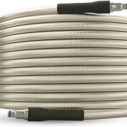 Dylect 12M Pressure Washer Outlet Hose Pipe – Durable, Flexible, Transparent Off White, Compatible with Most Pressure Washers-image-24