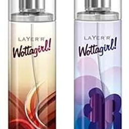 Layer'r Wottagirl Combo 2 Vanilla Twist,Mystic Island Body Mist - For Women (135 ml, Pack of 2)-10