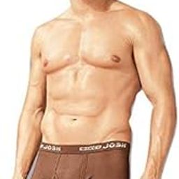 Men Cotton Dixcy Josh Trunk Pack Of 4 (95 Cm), Brown-image-7