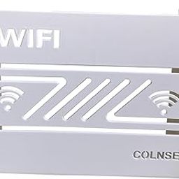 Club Bollywood®Router Shelf Storage Case Cable Management for Home, Living Room, Desktop, White|Home & Garden | Home Organization |1 Router Storage Shelf-picture-30