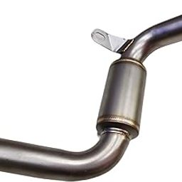 PGXPITSTOP Bike Stainless Steel Exhaust Middle Bend Pipe || Bend Pipe Compatible with KTM Duke bs4-26
