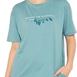 Women's Cotton Loungewear Set, Short Sleeve T-Shirt and Shorts-image-18