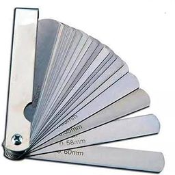 TORRENS feeler gauge 0.03 to 1.0 mm 26 blades steel color black pack of 1-picture-22