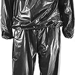 CLUB BOLLYWOOD The Style Sutra Fitness Sauna Suit Exercise Gym Home Sweat Suit Hoodie Pants Black XXL|Shapewear|1 Set Fitness Sauna Suit (1 Piece Top, 1 Piece Pants)-image-23