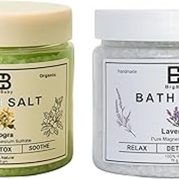 Bigbaby Bath Salt Mid Night Soak Combo With Mogra And Levender-image-33