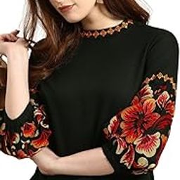 Women's Embroidered Regular Top-12