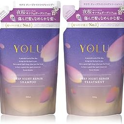 YOLU Spring Limited Edition Shampoo Treatment Set with Deep Night Repair, Refill (UNBOX JAPAN EXCLUSIVE)-image-15