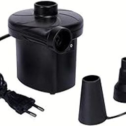 LANKESH ENTERPRISE Multi-Purpose Electric Air Pump for Quickly Inflates/Deflates Sofa, Bed, Swimming Pool Tubes, Toys,Air Bags, Mattresses Black.-image-39