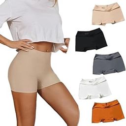 Women's Ice Silk Seamless Boyshort Panties-picture-15