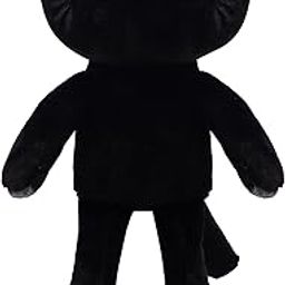 AVSHUB Cat Plush Toy Cotton Soft Toy Stuffed Animals for Girls Soft Plushie for Kids - Black-image-2