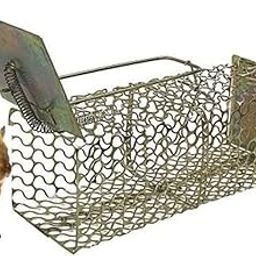 MorningVale ® Rat/Mouse/Rodent Small Trap Cage Rustic Copper (Chain Trap)-image-85