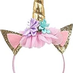Party Propz Unicorn Hair Band For Girls - Hairband For Kids | Unicorn Headband | Unicorn Gifts For Girls | Unicorn Party Accessories For Girls | Unicorn Birthday Decorations For Girls-image-59