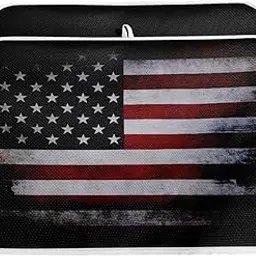 Xoenoiee Retro American Flag Pattern Toaster Cover 4 Slice Kitchen Appliance Decor Small Oven Toaster Dust Cover and Fingerprint Protection, M-picture-14